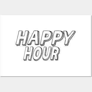 Happy hour Posters and Art